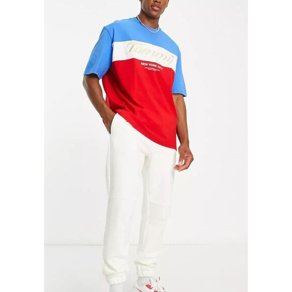 Tommy Jeans Archive Collegiate Logo Men's Loose Fit T-Shirt Size XS - Picture 1 of 12